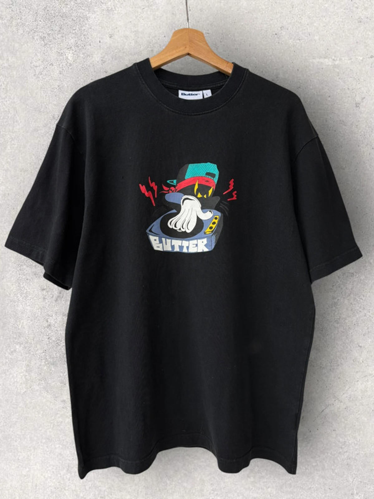Butter Goods Spinner T-Shirt Black L