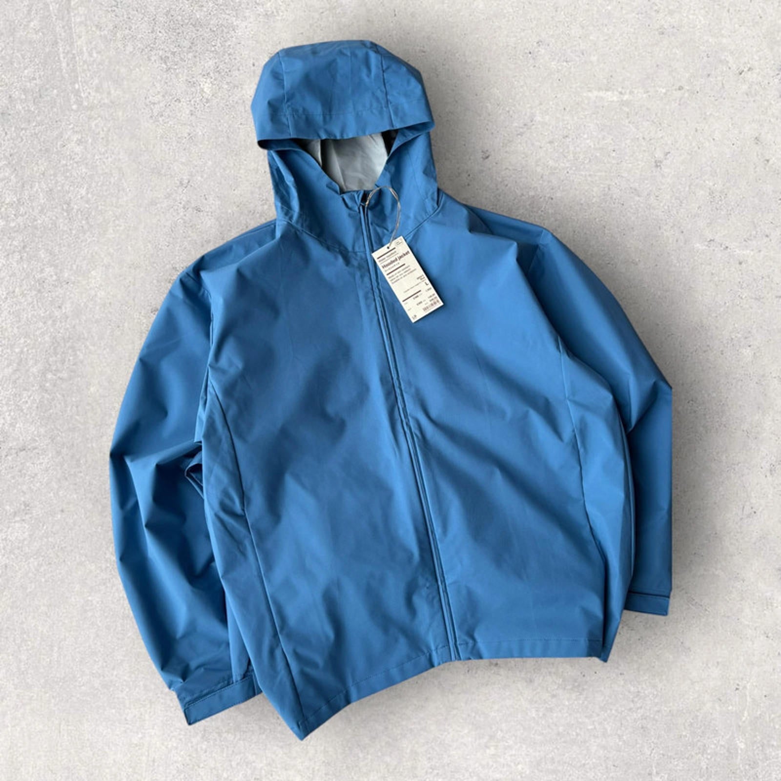 BNWT Muji Japanese Raincoat Blue Size L