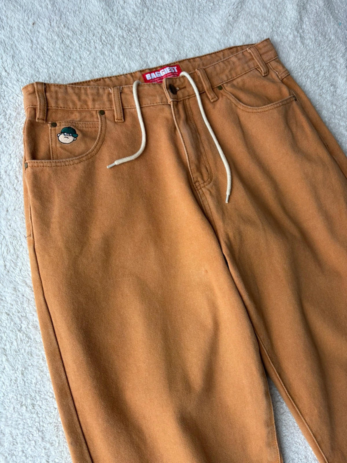 Butter Goods Baggy Santuso Denim Jeans Tan W32