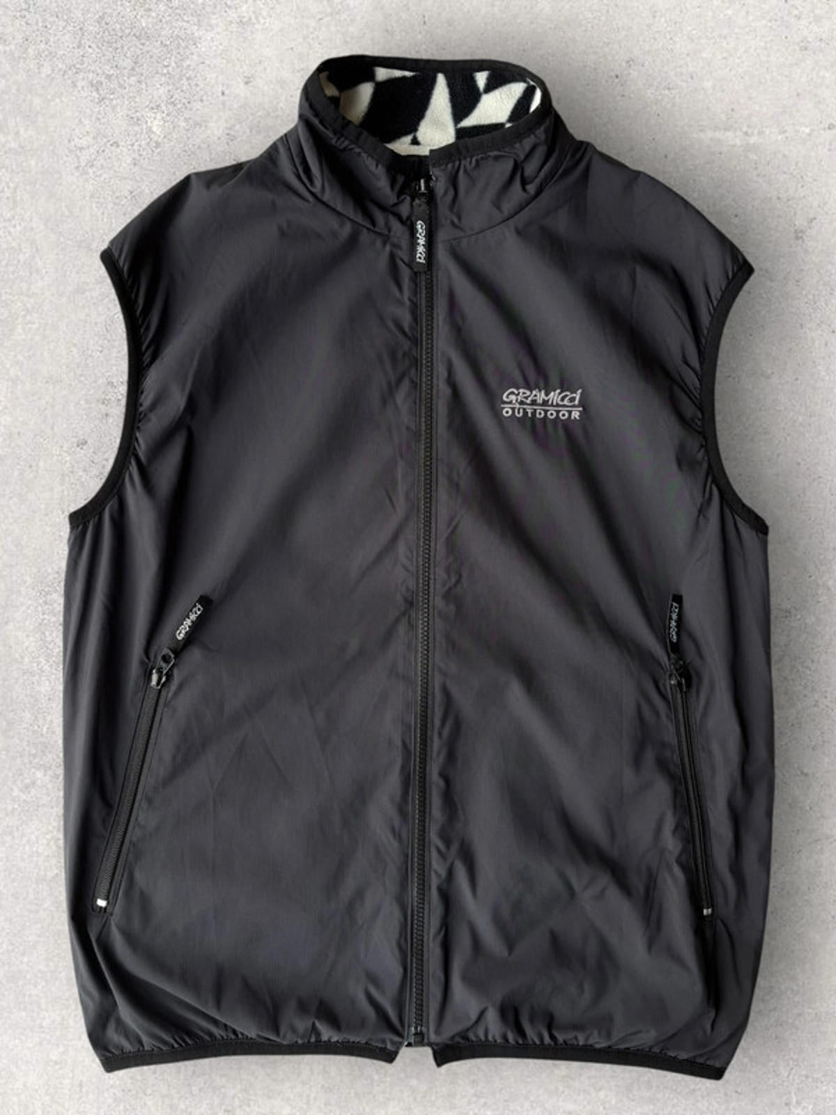 Gramicci Reversible Vest Black / Check Size M