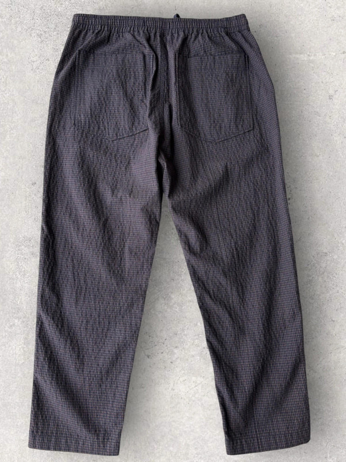 Universal Works Check Oxford Pant Brown M