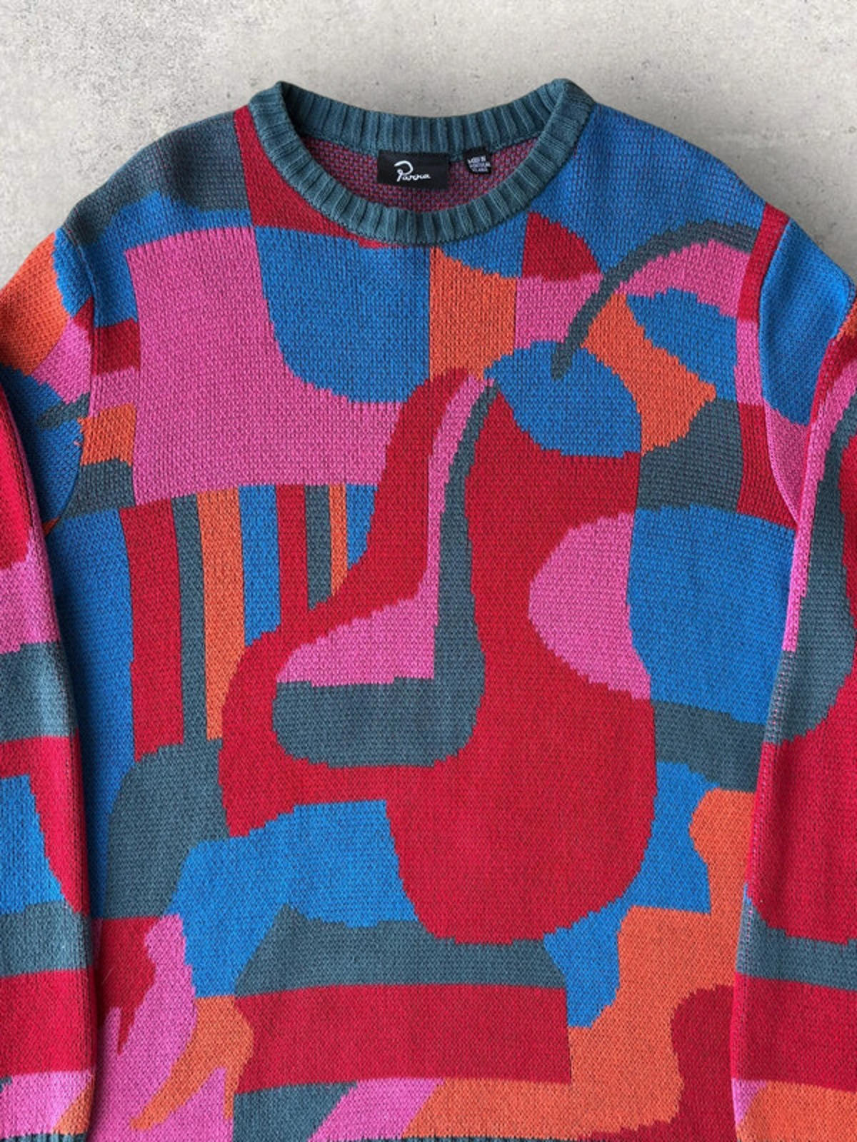 Parra Sitting Pear Knit Jumper Multi Size XL