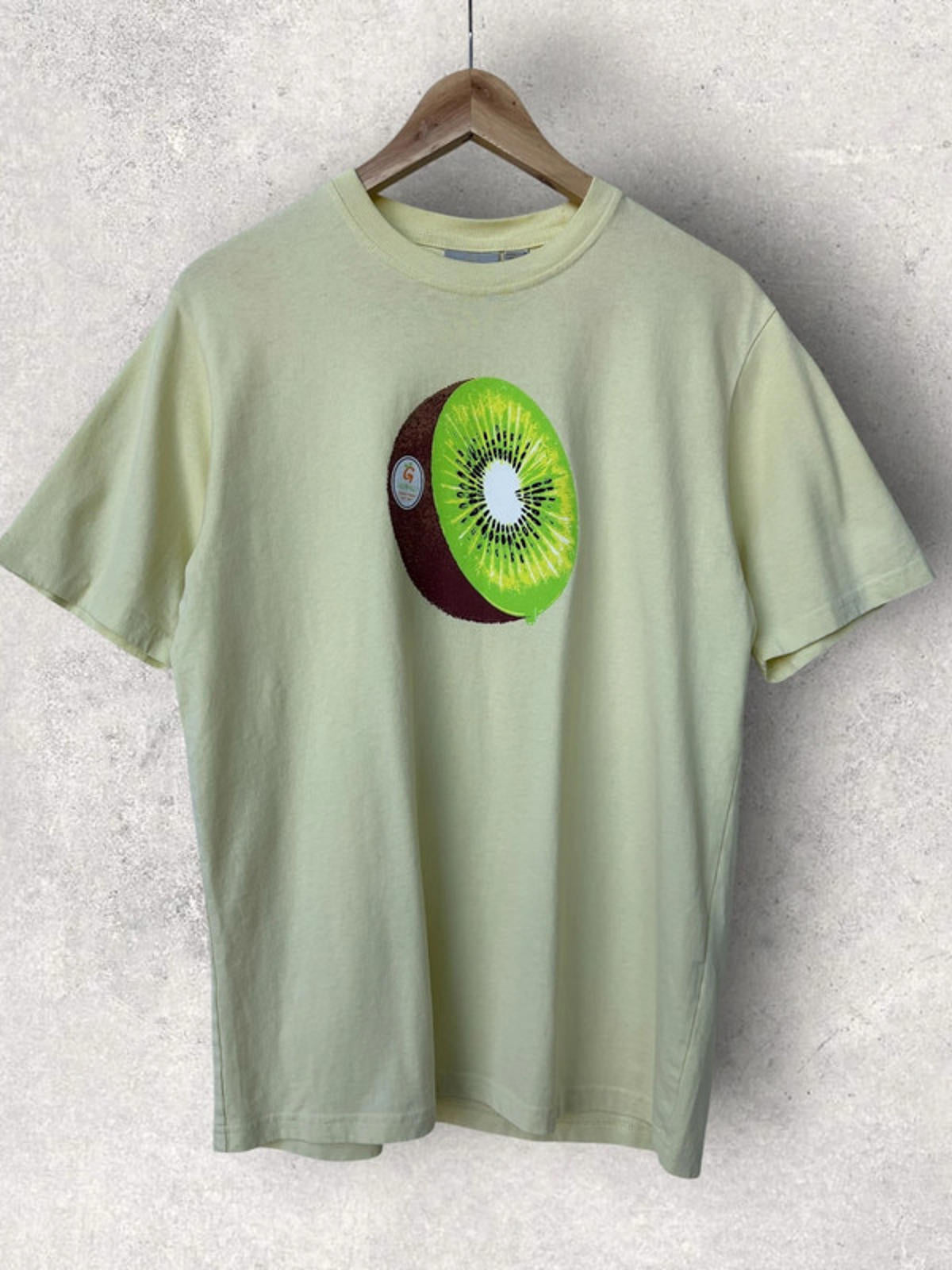 Gramicci Kiwi Graphic T Shirt Lemon Yellow Size S