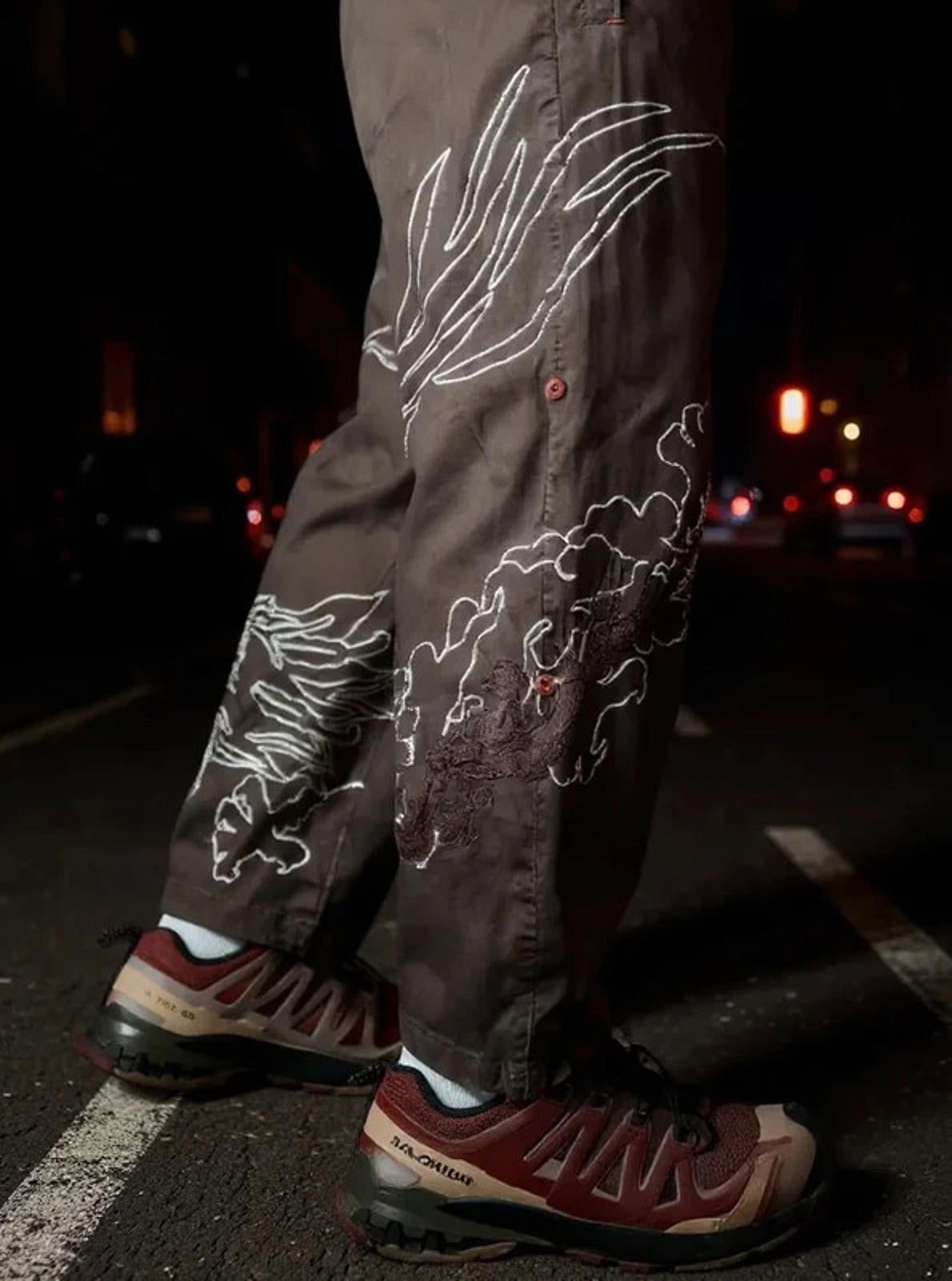 Maharishi Reflective Dragon Snopants Brown Size M