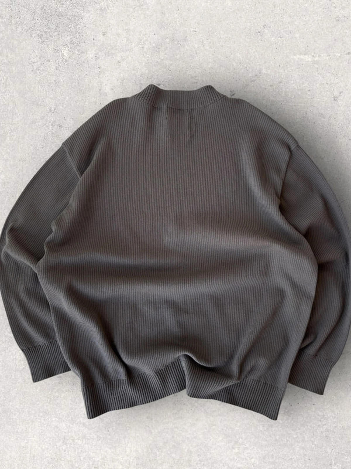 Snow Peak Knit Crew Sweater Stone Size XL