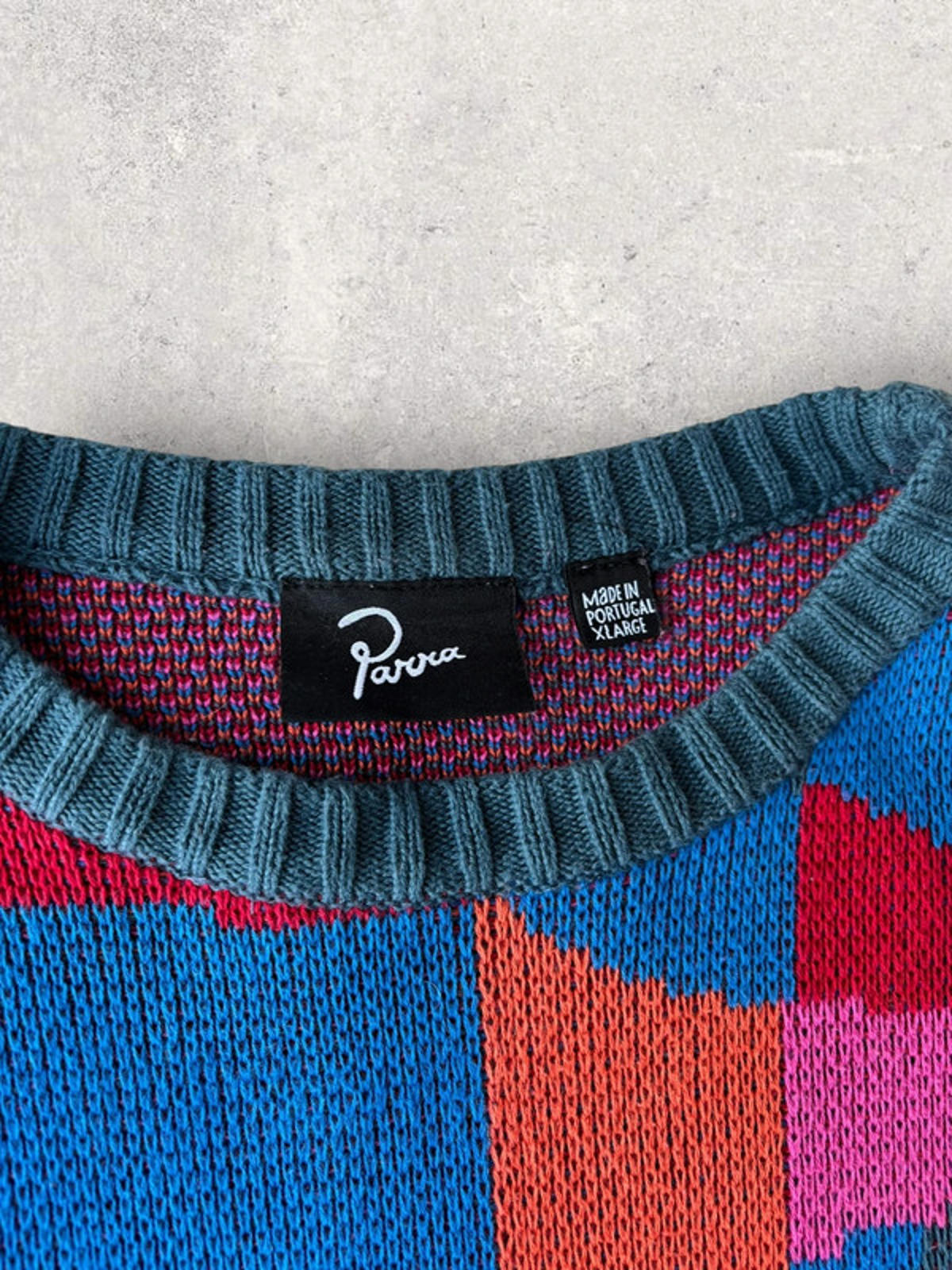 Parra Sitting Pear Knit Jumper Multi Size XL
