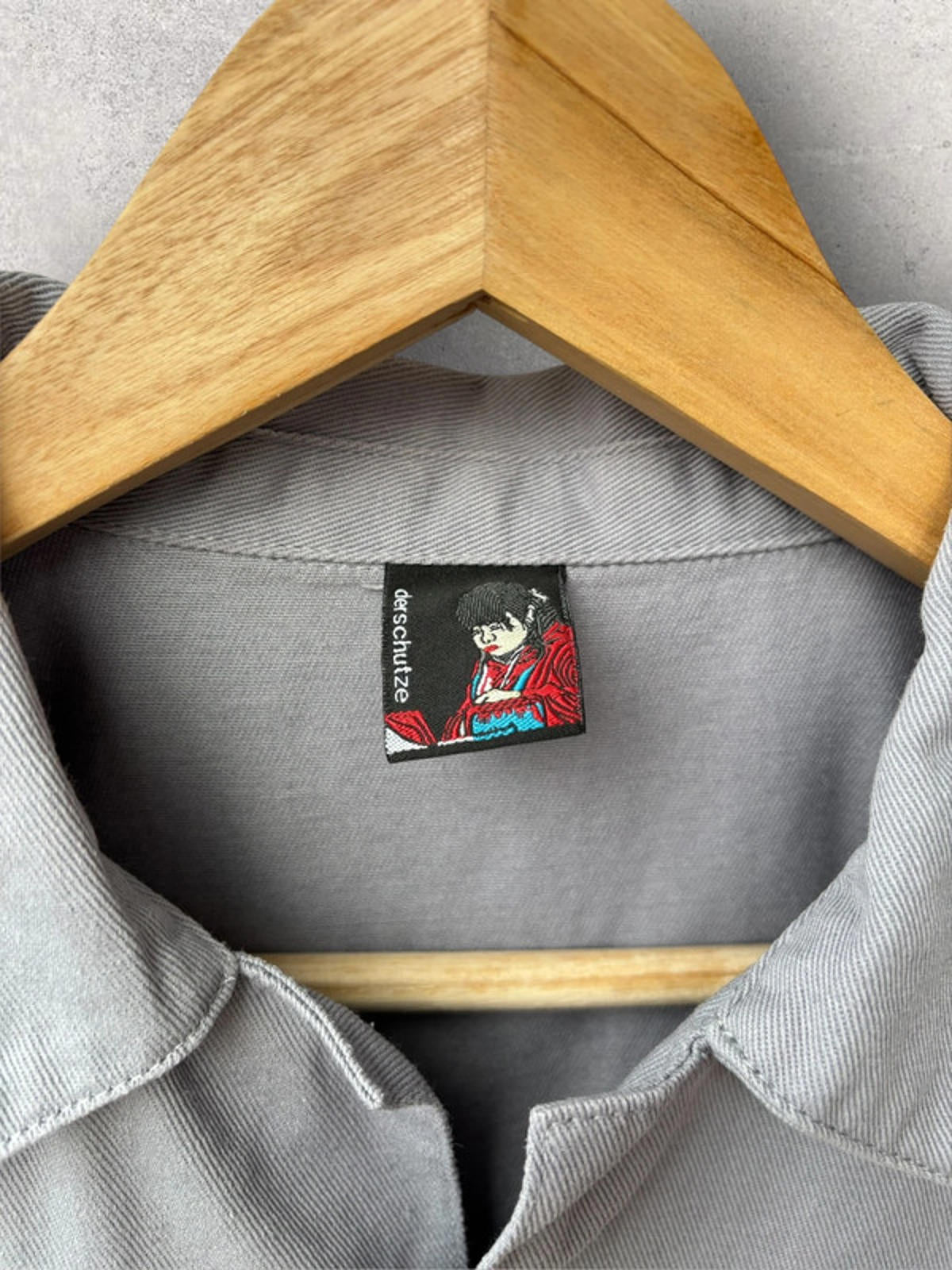 Derschutze Valentines Shirt Grey Size S