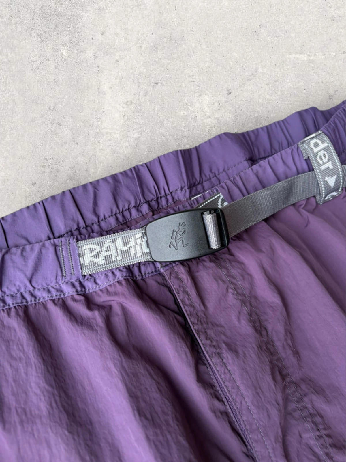 Gramicci x And Wander Patchwork Wind Pant Purple XL