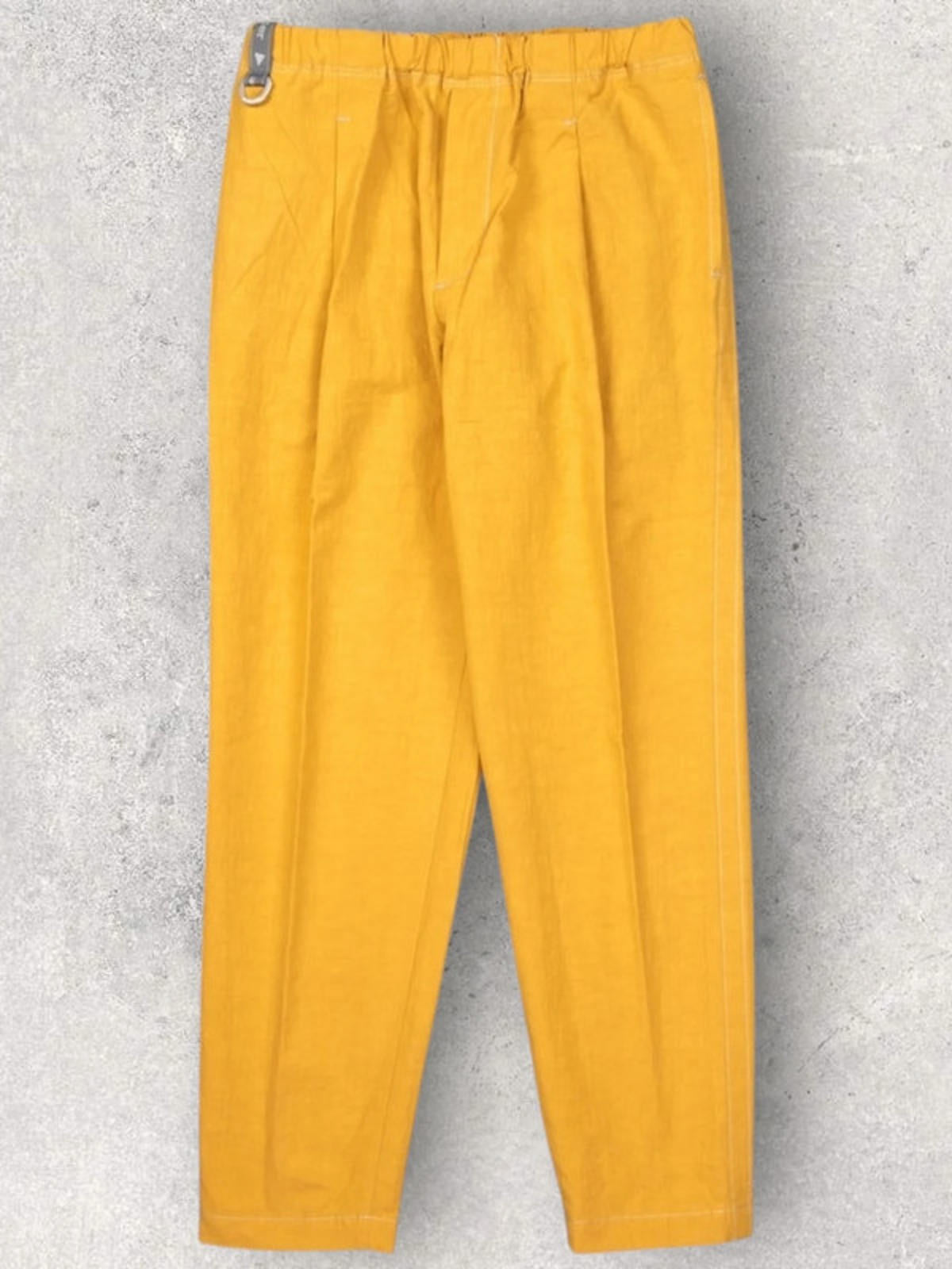 And Wander Linen Trousers | Yellow | Size XL