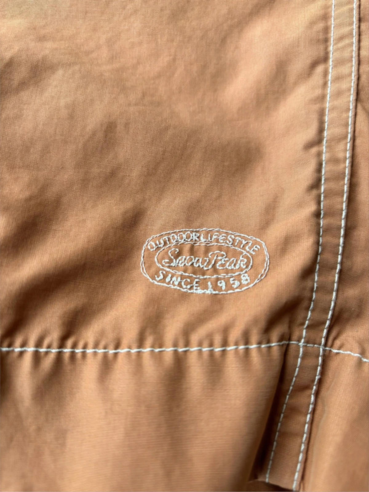 Snow Peak Mountain Cloth Shorts Brown Size M