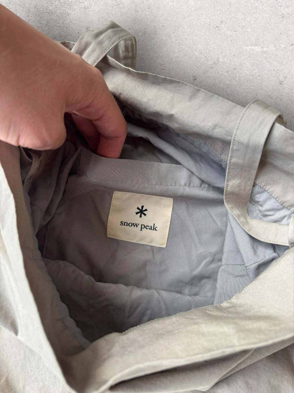 Snow Peak Shoulder Bag β Stone / Natural Beige