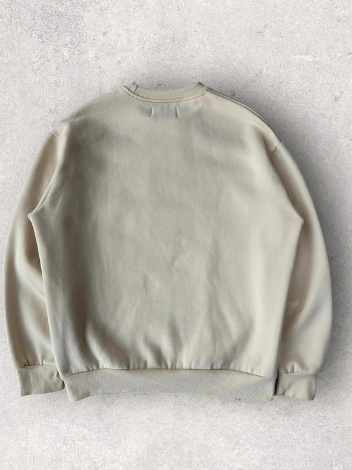 Cash Only Jeans Crewneck Sweatshirt Cream Size L