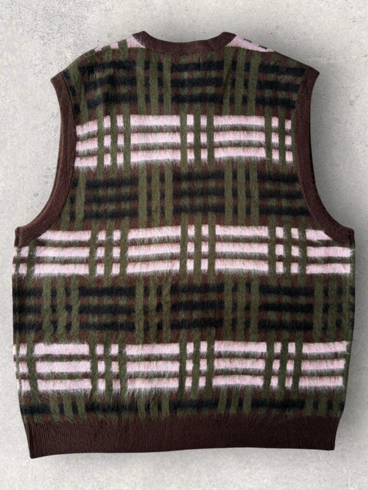 BNWT Butter Goods Weave Knitted Vest Chestnut XL