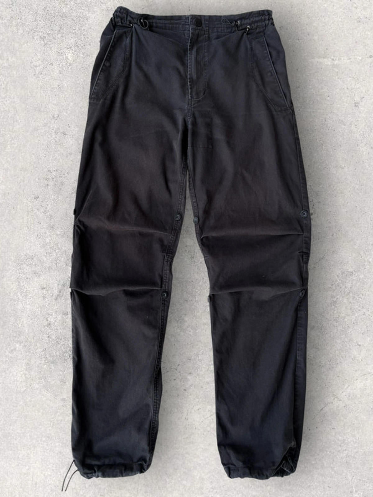 Maharishi Embroidered Ninja Trousers Black Size M