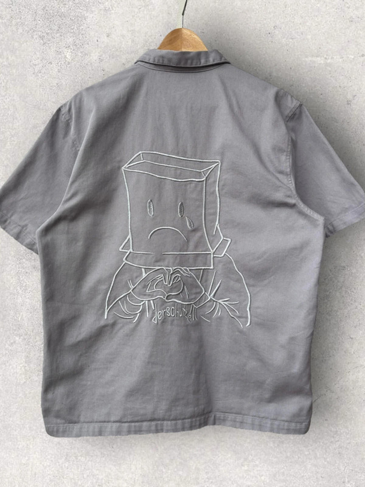 Derschutze Valentines Shirt Grey Size S