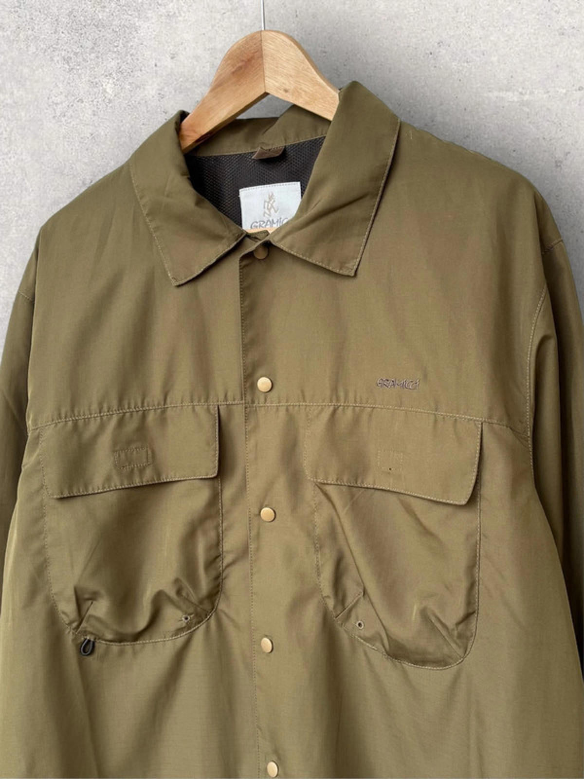 Gramicci Nylon Overshirt Khaki Size L