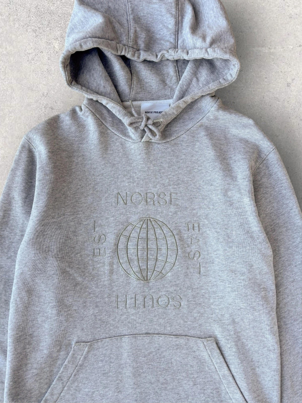 Norse Projects x Matt Luckhurst Limited Hoodie Grey Size S