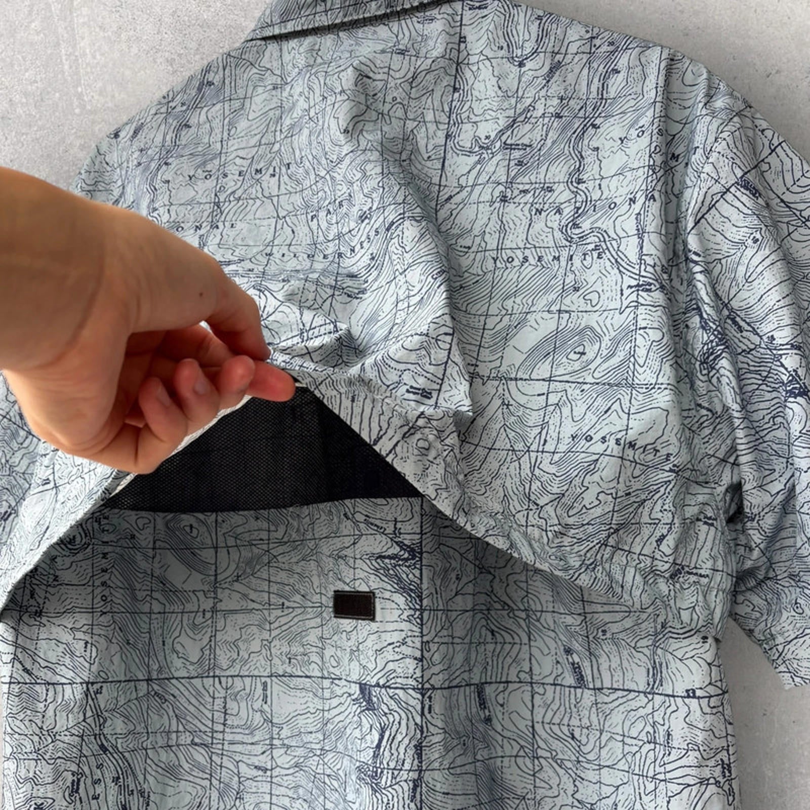 Gramicci Yosemite Camp Shirt Blue Size M