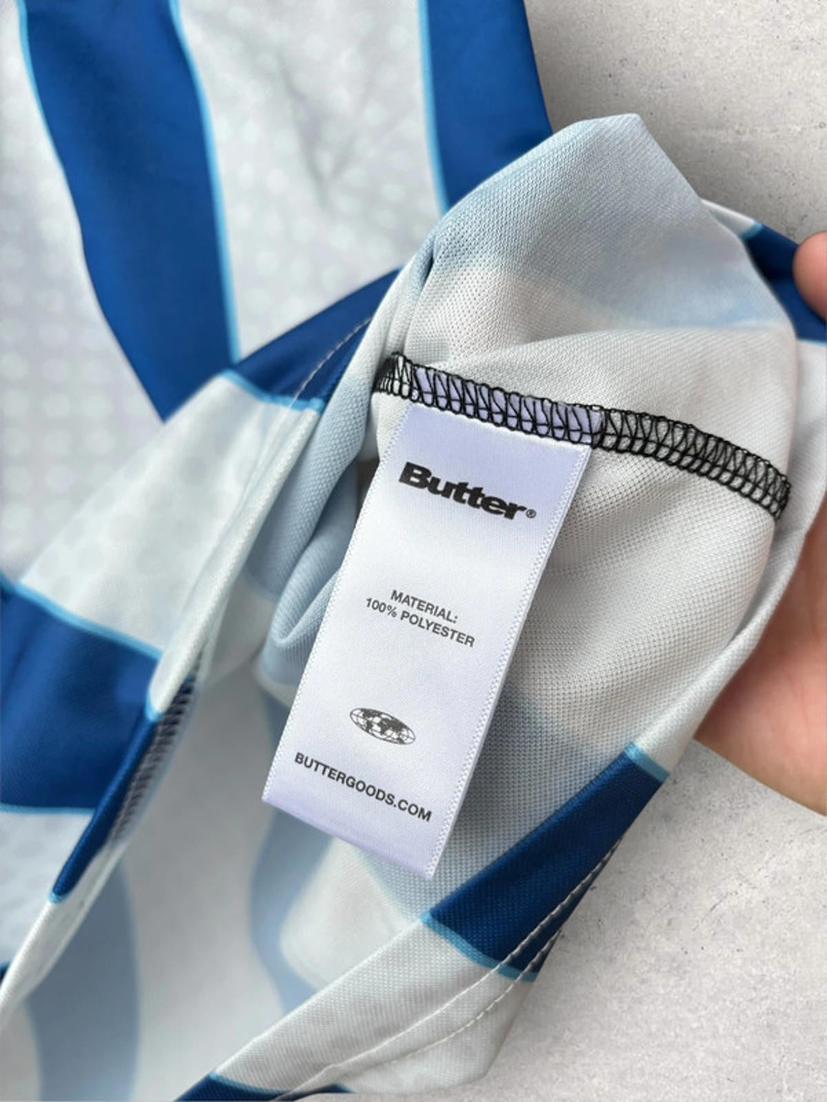 Butter Goods Long Sleeve Jersey Blue Size M