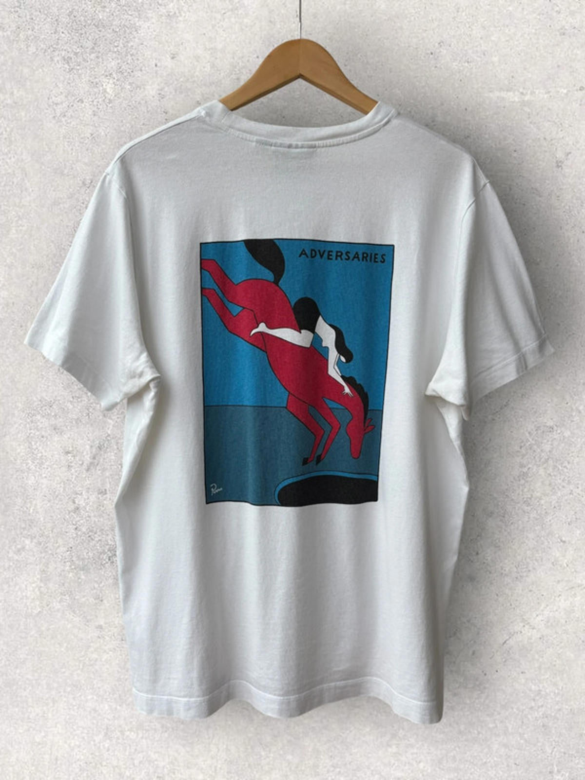 Parra Adversaries Graphic T Shirt White Size M