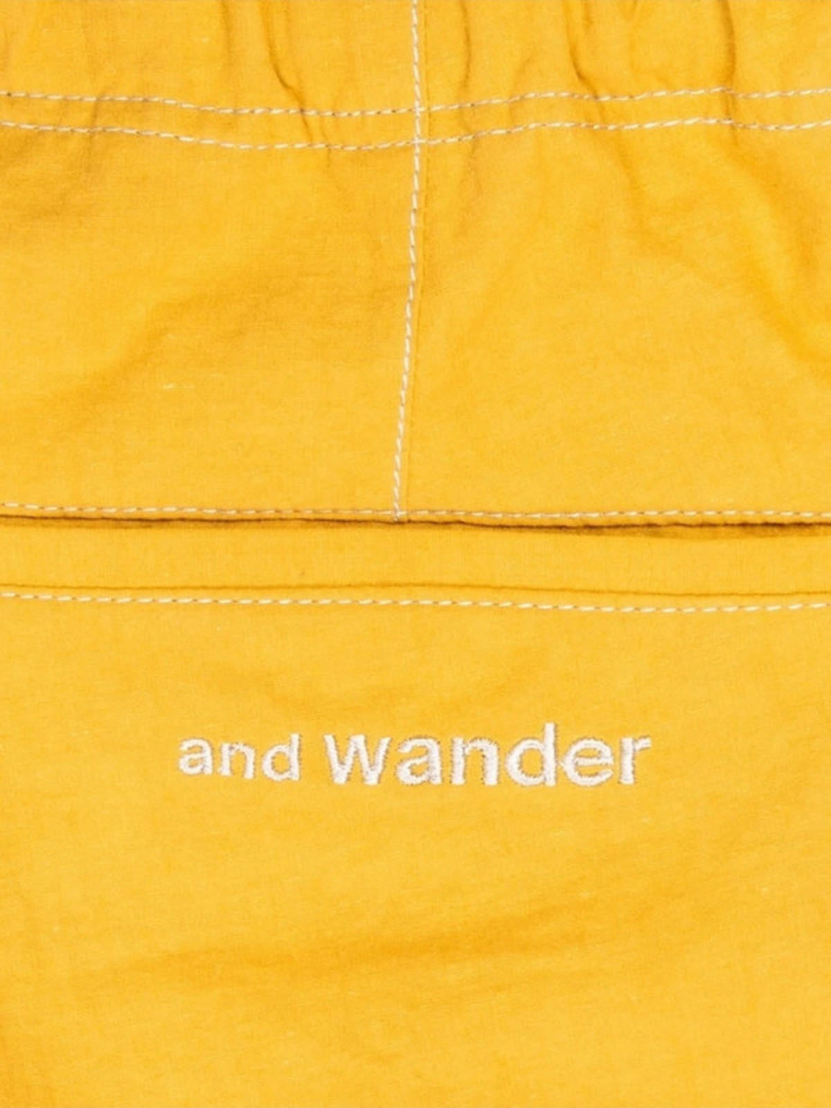 And Wander Linen Trousers | Yellow | Size XL