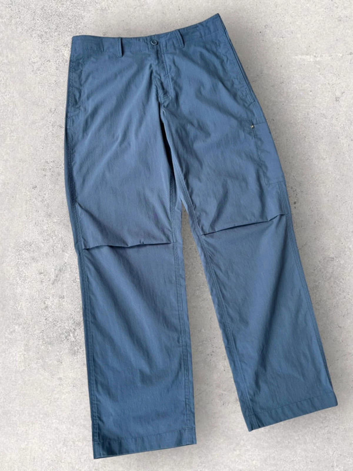 Norse Projects Falke Tab Baggy Trousers Calcite Blue Size M