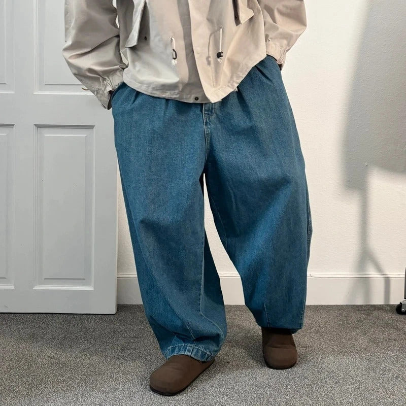 Anglan Ultra Baggy Balloon Denim Jean L