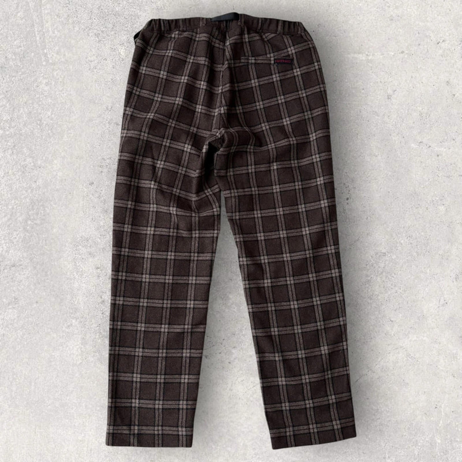 Gramicci Check Brown Trousers Japan import S