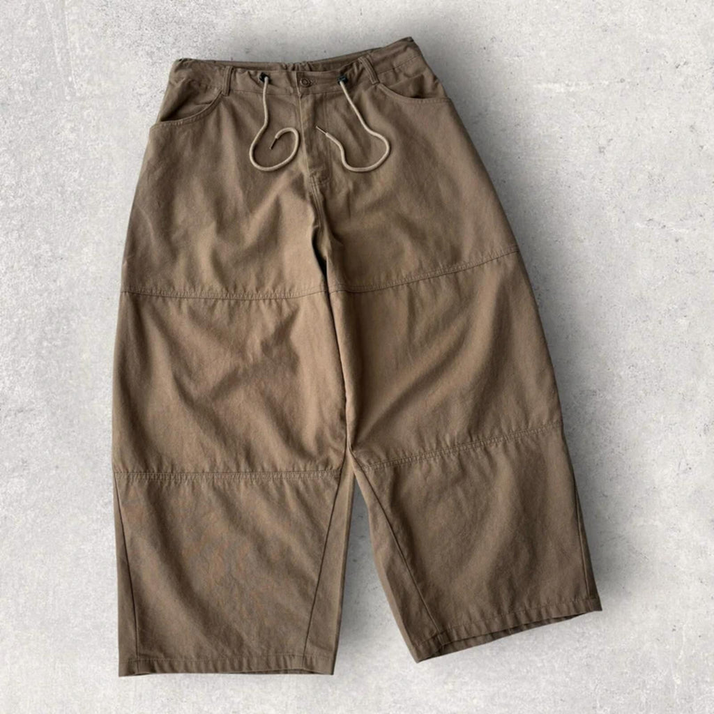 Korean Ultra Baggy Balloon Pant Brown L