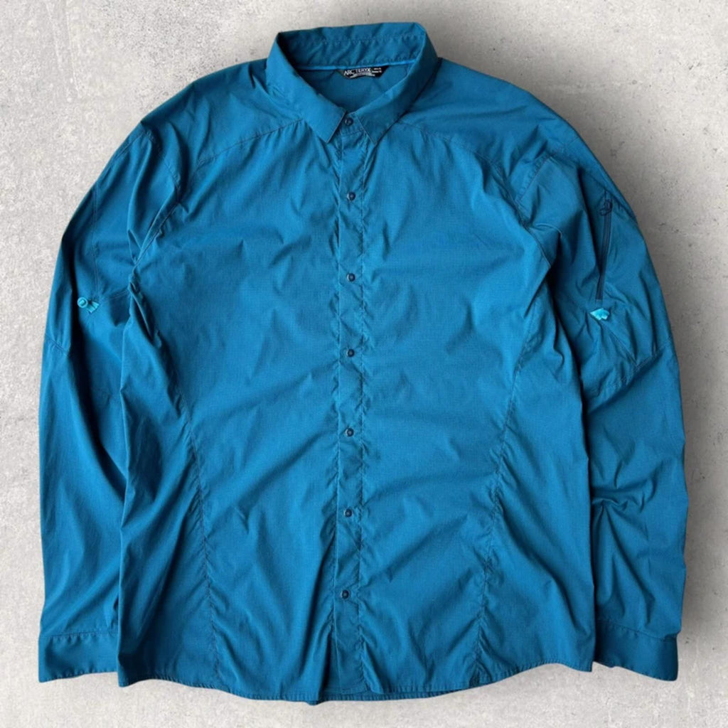 Arc'teryx Elaho Trekking Shirt Blue XL