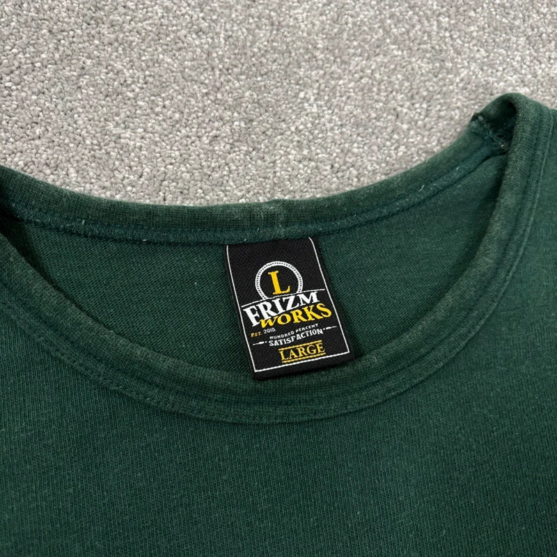 Frizmworks Slow Camper Graphic T Shirt Green L