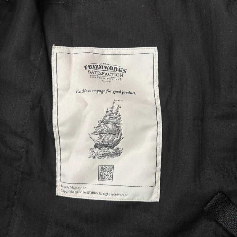Frizmworks Shirring Trucker Overshirt Black XL