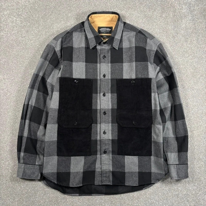 Frizmworks Buffalo Hunting Shirt Grey Black L