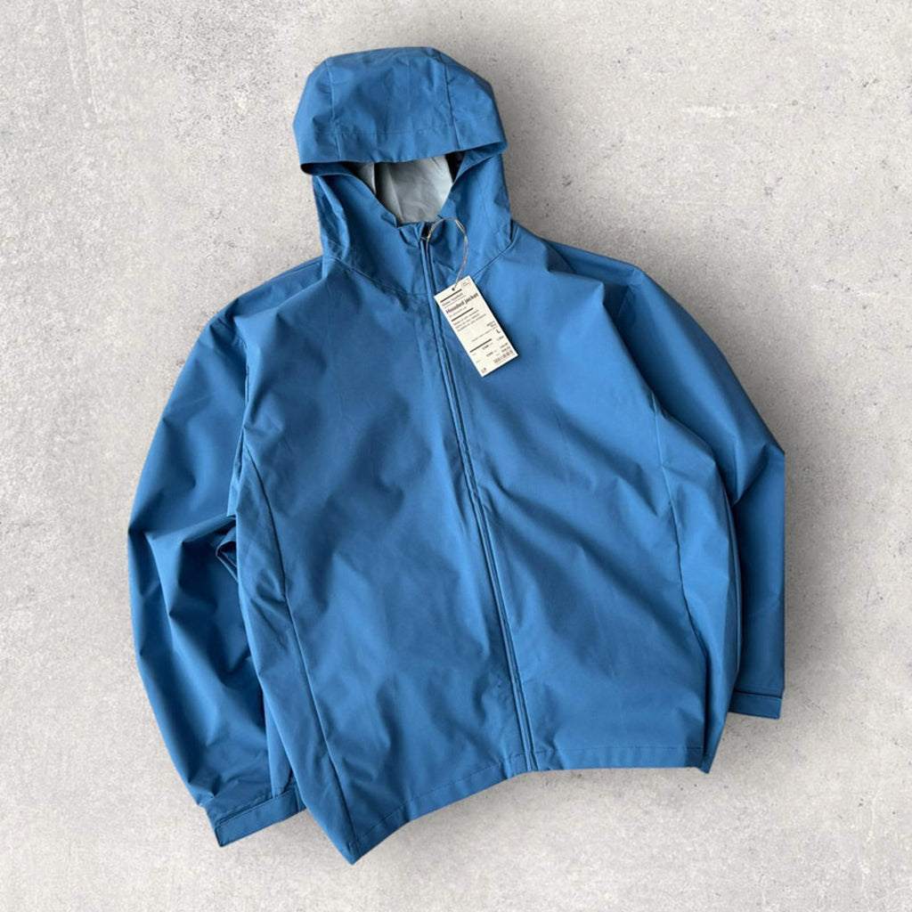 BNWT Muji Japanese Raincoat Blue Size L