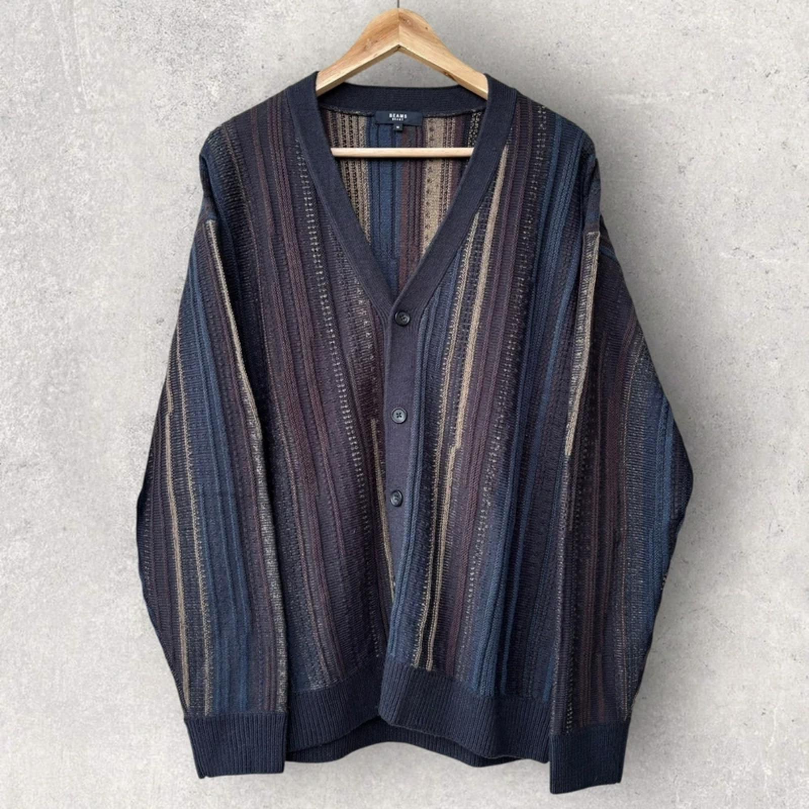 Beams Knit Cardigan Navy S Japan import