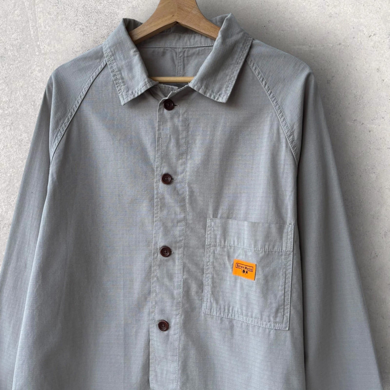 Service Works Ripstop FOH Utility Shirt Grey Size M