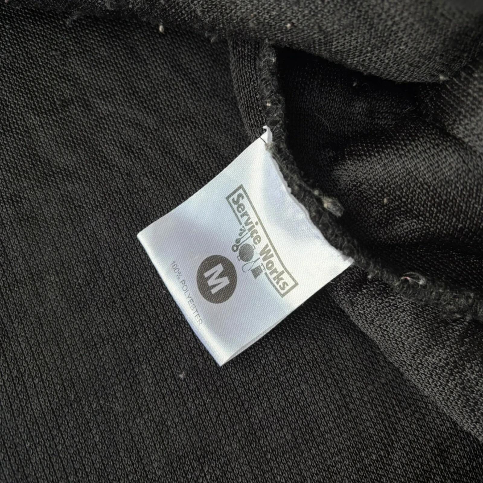 Service Works Cropped Fleece Cardigan Black M