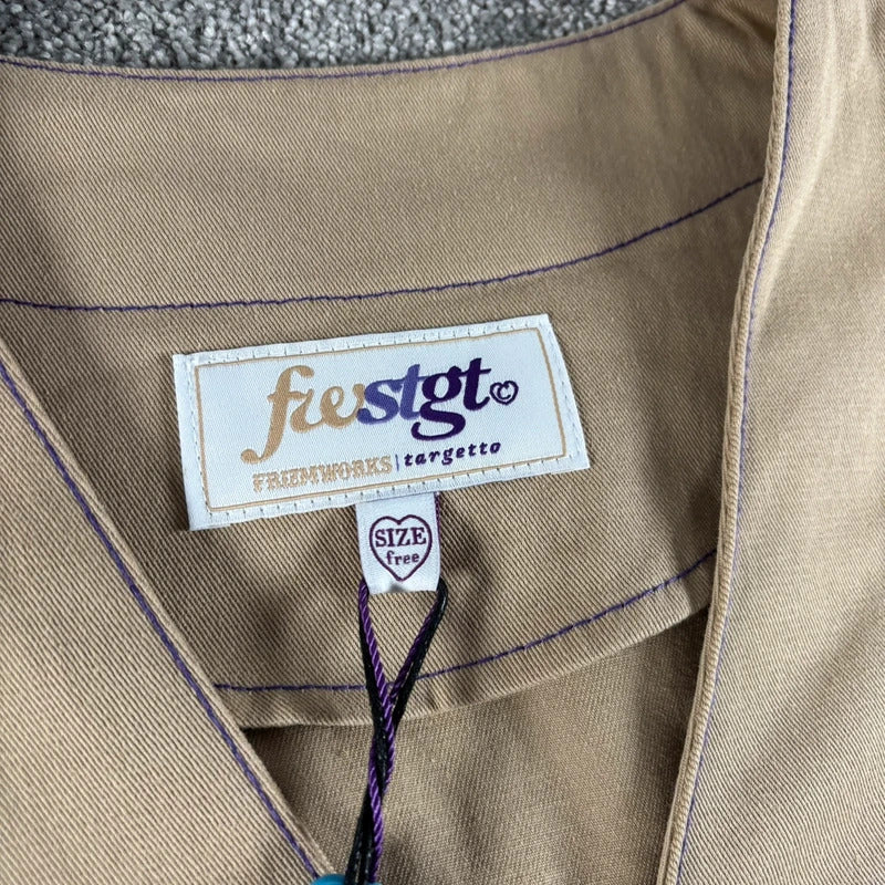 Frizmworks X TGT Liner Work Cardigan Beige M