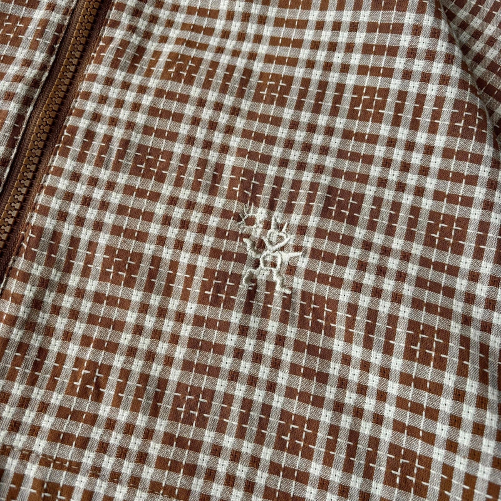 Ayker Natural Check Anorak Jacket Beige L