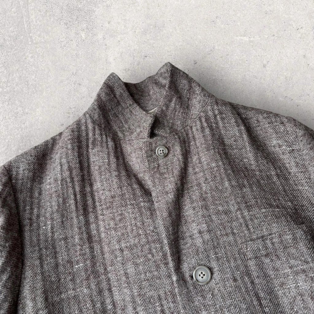 Snow Peak Japan Vintage Linen Overcoat – Beige – L