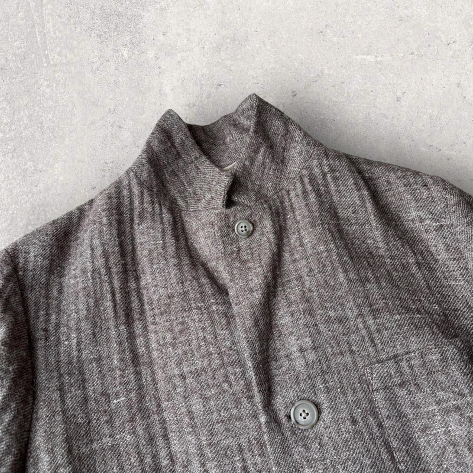 Snow Peak Japan Vintage Linen Overcoat – Beige – L