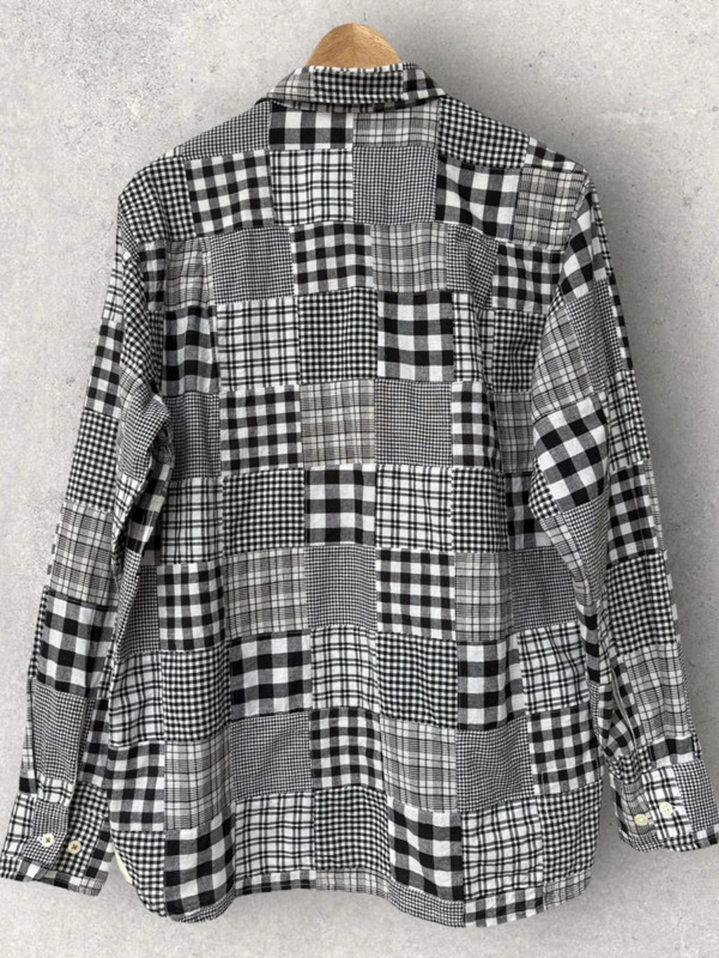 Universal Works Patchwork Shirt Black Size S