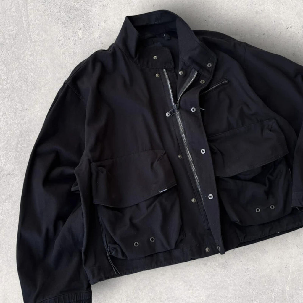 Covernat Cropped Utility Field Jacket Black M