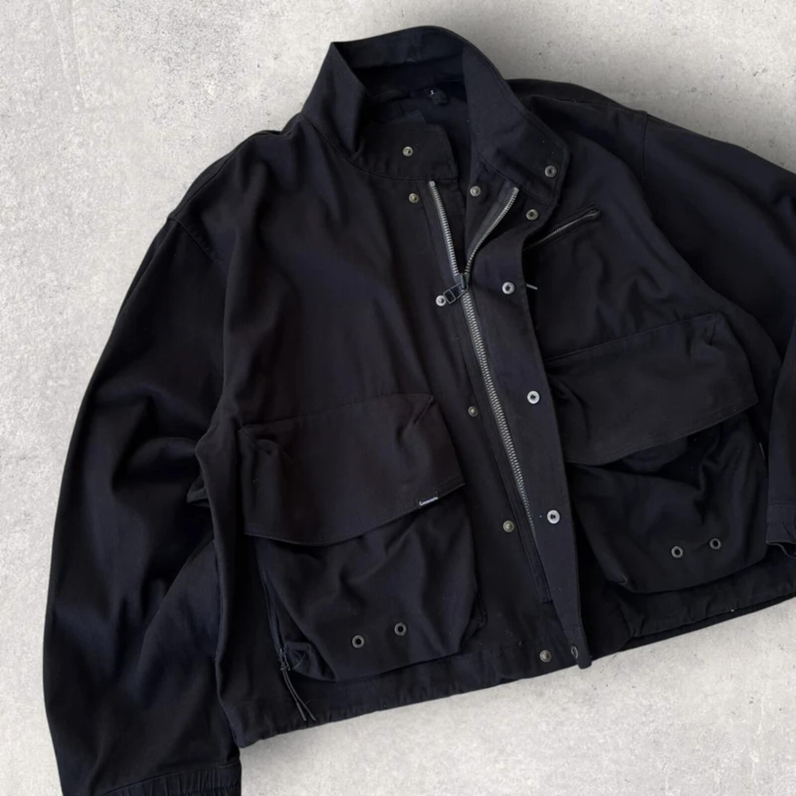 Covernat Cropped Utility Field Jacket Black M