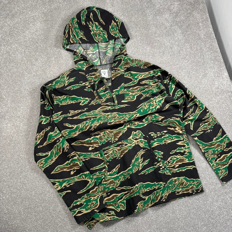 South2 West8 Tiger Camo Mexican Parka L