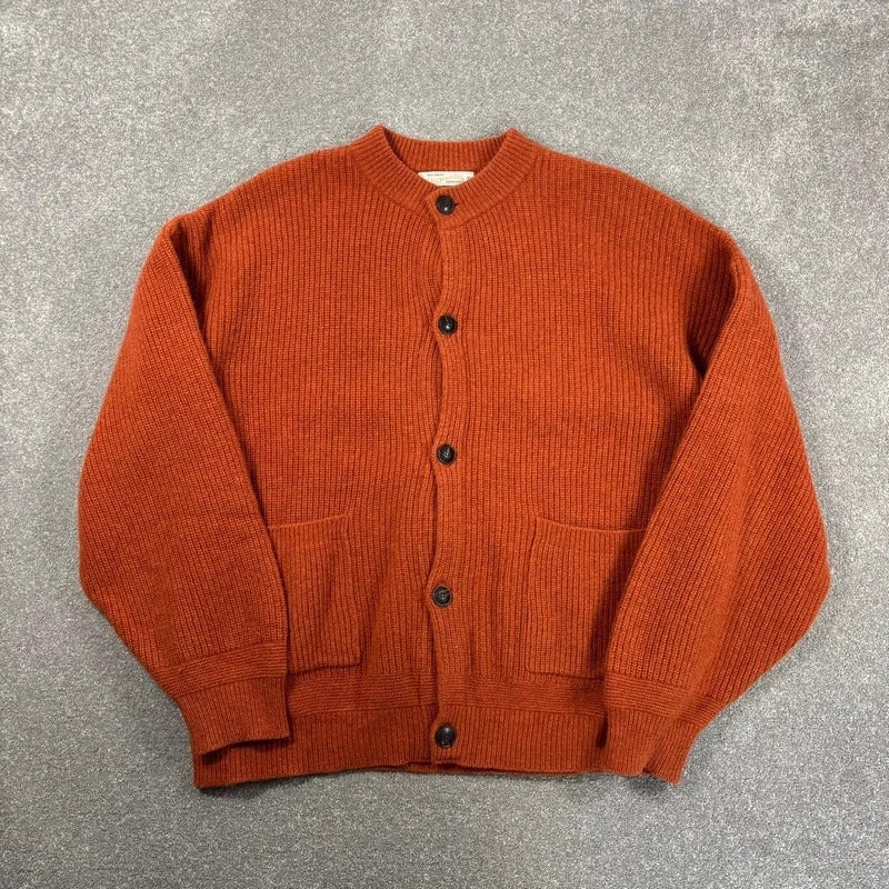 Frizmworks Heavy Wool Cardigan Brick XL