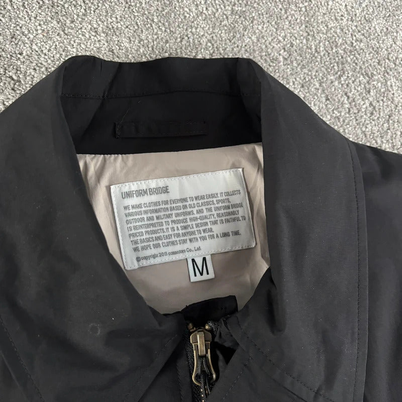 Uniform Bridge Cropped M65 Harrington Black M