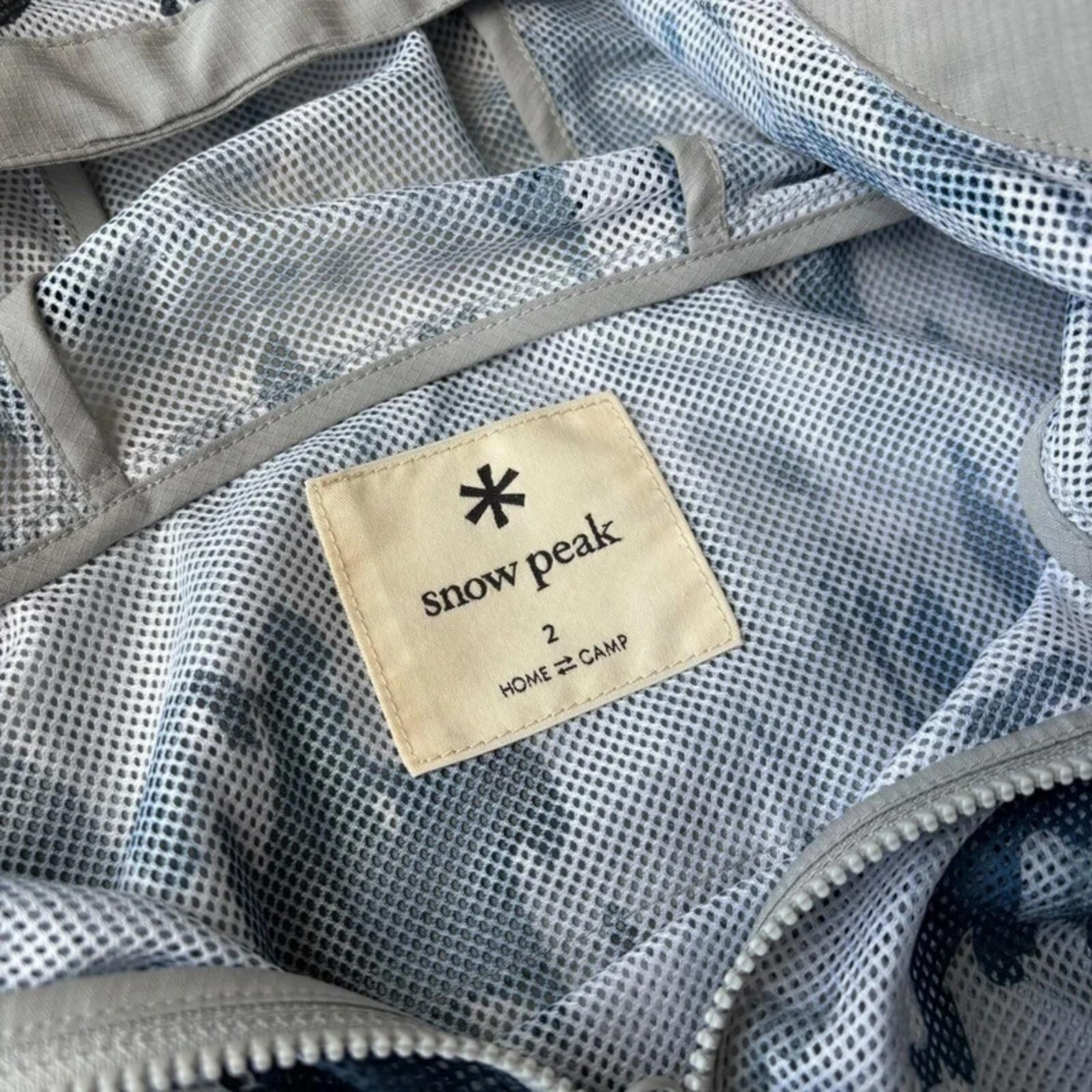 Snow Peak Insect Shield Ice Camo Mesh Jacket L