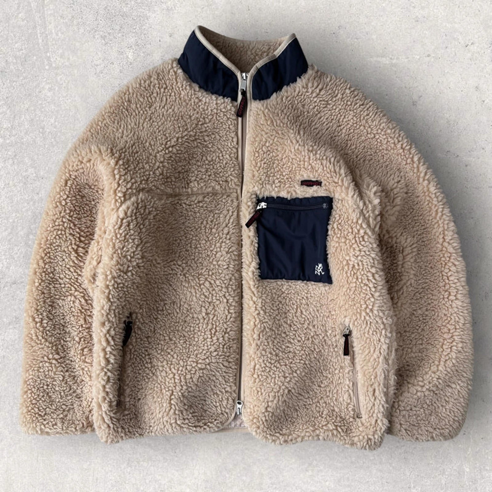 Gramicci Boa Fleece Cardigan Cream M Japan Import