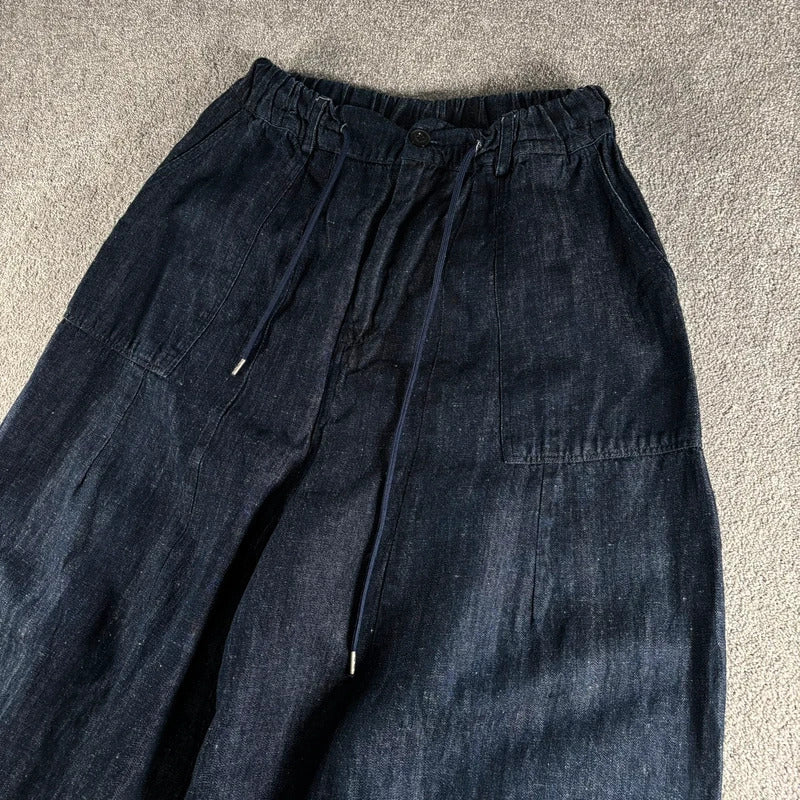 Frizmworks Linen Balloon Pant Indigo L